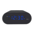 Hot Sale ABS Digital Desk Clock Black Small LED Digital Clock Bluetooth Speaker with Clock and Radio