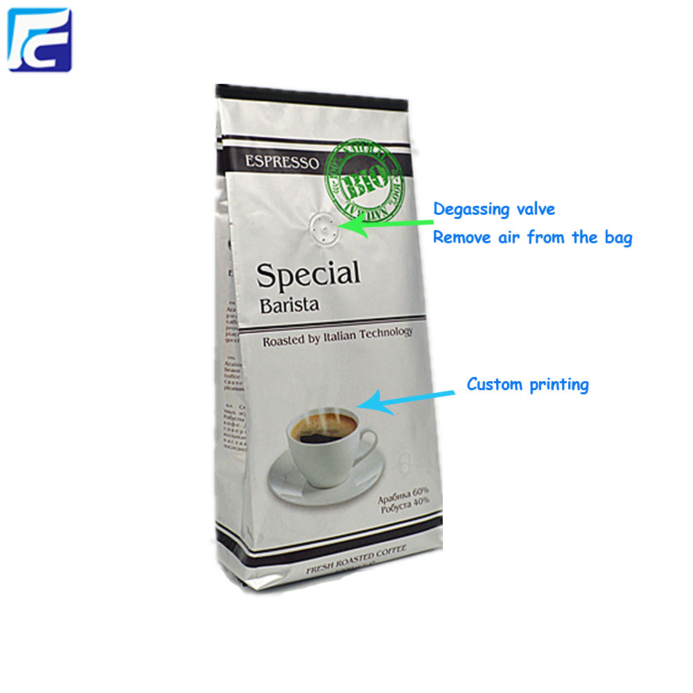 Plastic tea packaging bag