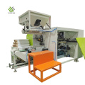 Semi-automatic plastic film rewinding machine