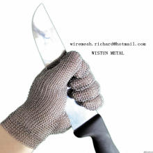 Ring Mesh Fleisch Verarbeitung Handschuhe / Metzger Anti Cut Edelstahl Handschuh