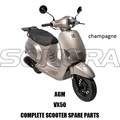 AGM VX VX50 SCOOTER BODY KIT PARTS COMPLETE SCOOTER SPARE PARTS ORIGINAL SPARE PARTS