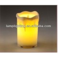 LED Bar Candle Lampe de table en verre opale