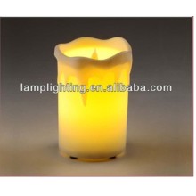 LED Bar Candle Opal Glass Lamp