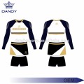 Custom sublimation printing design cheerleading uniform