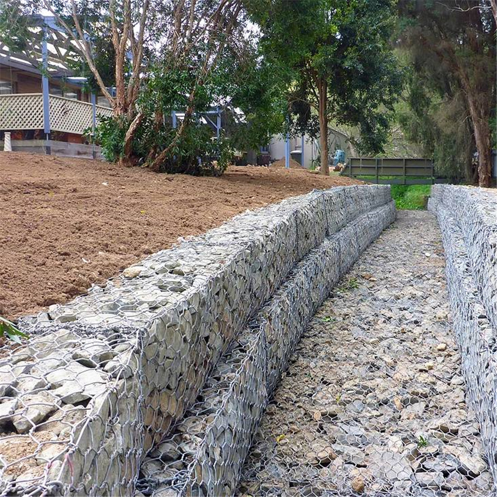 Galfan gabion cage