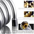 sanitary ware plumbing hose, flexible shower hose in brass nuts