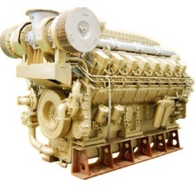 Motor diesel 1040kW con 12 cilindros 4 tiempos.