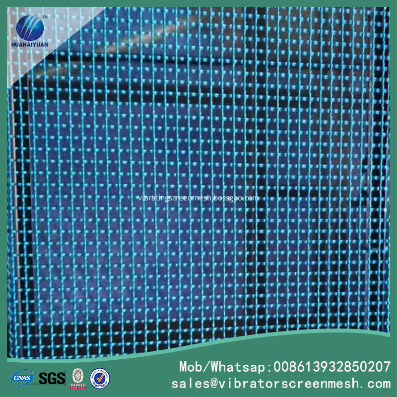 Blue Painting Crimped Wire Mesh