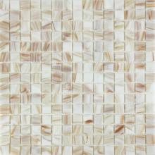 Gold line Lotus color modern molten glass mosaic