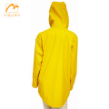 Yellow Ladies PU Jacket PU Raincoat