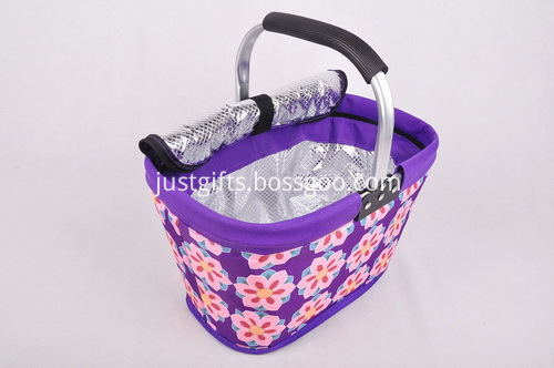 600D Folding Cooler Shopping Basket (3)