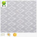 Eco friendly 100% polyester white lace fabric