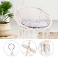 White Garden Outdoor Rope Swing Chair