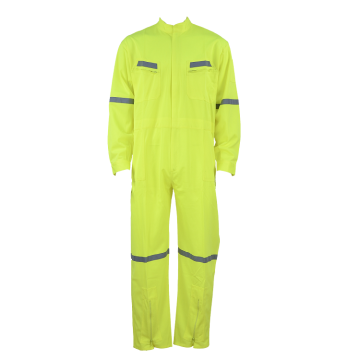 Electrician flame resistant safety coverall