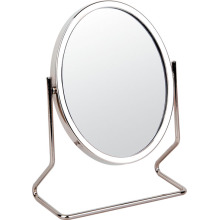 Elegant 19cm Metal Chrome Makeup Mirror