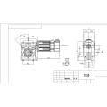 Motor da engrenagem de sem-fim de 24v 400w dc