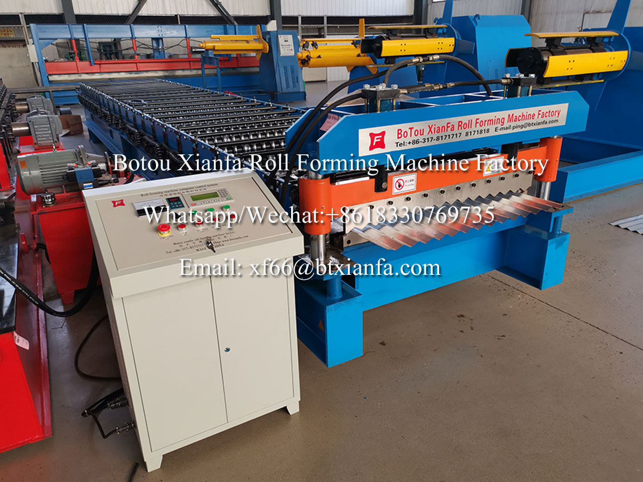 aluminium roof forming machine