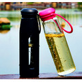 Hot Selling Glass Water Sport Bottle with Silicon Sleeve Portable Glass Bottle