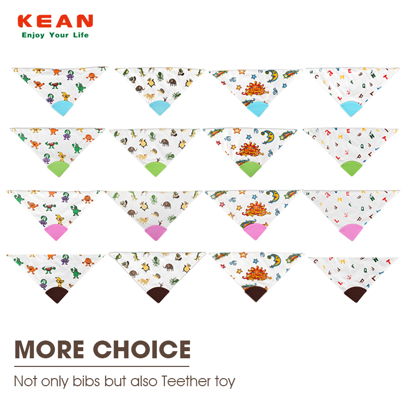 Multi Color Baby Teething Bibs