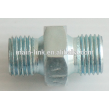 H.p. nipple 250 bar G1/4M-G1/4M, zinc plated steel