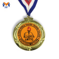 Medalha de metal de design personalizado com adesivos