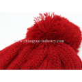 Warm winter knit hat with ear flap for men and women