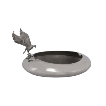 Stainless steel creative ashtray indoor eagle anti-fall