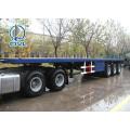 Tri Axle Mechnical Suspension 20ft Flatbed Trailer