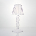 Lâmpada de mesa transparente vela de vidro com teealight titular