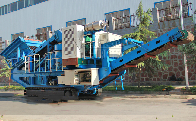 HC Tracked mobile impact crushing plant 