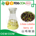 Органическое лечебное масло ягод Litsea cubeba оптом