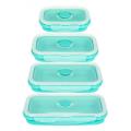 Stackable Food Storage Silicone Lunch Box Food Container