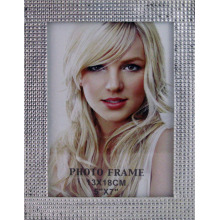 Diamond 4x6inch verre cadre Photo blanc