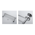 Bathroom 304 Stainless Steel Double Towel Rack