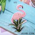 Característica Flamingos Birds DIY Parches bordados personalizados