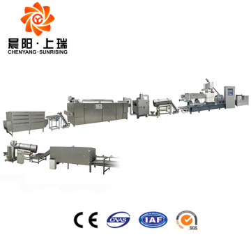 Double screw extruder corn flakes machine price