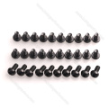 M3x6mm colored button aluminum screws