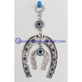 Evil Eye with Horse Shoe Protection amulet wall hanging