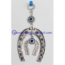 Evil Eye with Horse Shoe Protection amulet wall hanging