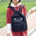 School Casual Hipster Lady Canvas Backpack