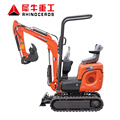 Rhinoceros 1 ton excavator XN10 XN10-8 with compact excavator attachments