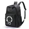 Night light backpack with USB interface student bag