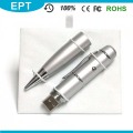 Laser Flashlight Ballpoint Pen Shape USB Flash Drive (TP021)