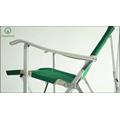 Muebles para acampar al aire libre silla plegable de aluminio ajustable