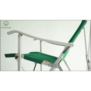 Outdoor Camping Furniture Adjustable Aluminum Folding Chair