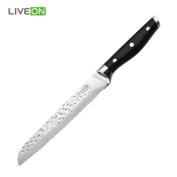 Stainless Steel Serrated Damascus Bread Knife