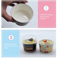 Recicle a xícara de grama de sorvete