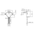 Worm Gear Stepper Motor for Mini 3d Printer