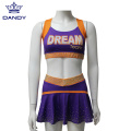 Chicas Sexy Cheerleaders Sport Bra and Skirts