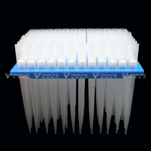 Consejos de pipeta de filtro de 1000ules de baja retención transparente